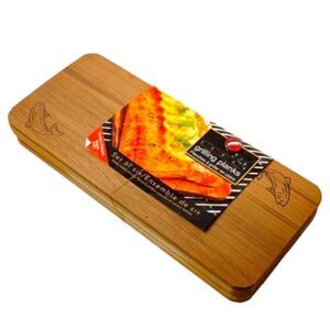 NEW Coastal Cuisine Cedar Grill Plank Set of 6